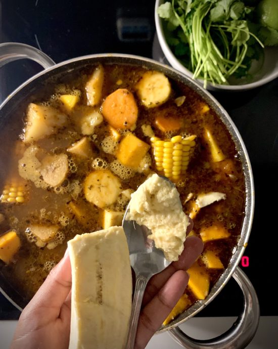Vegan sancocho- Traditional hearty Dominican stew