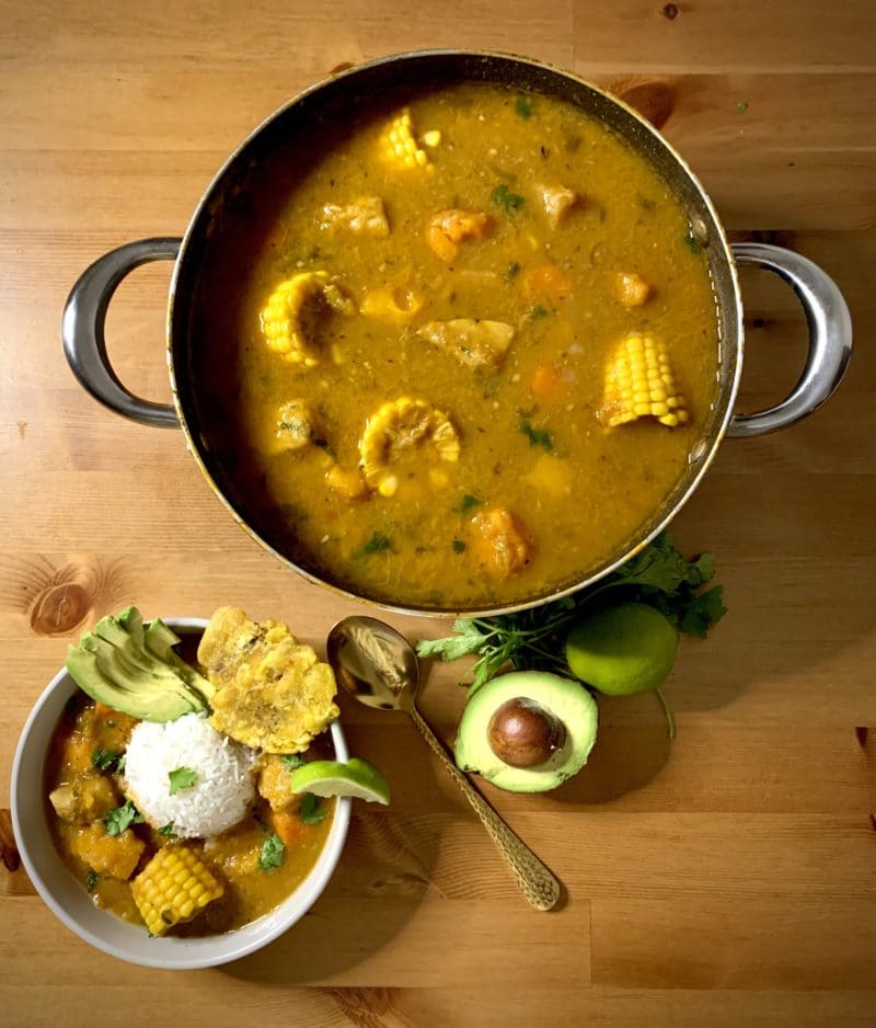 Vegan sancocho Traditional hearty Dominican stew